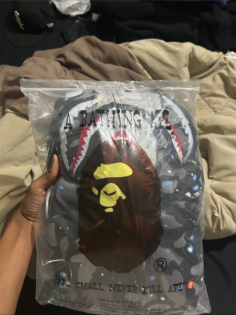 A Bathing Ape Gray Hoodie